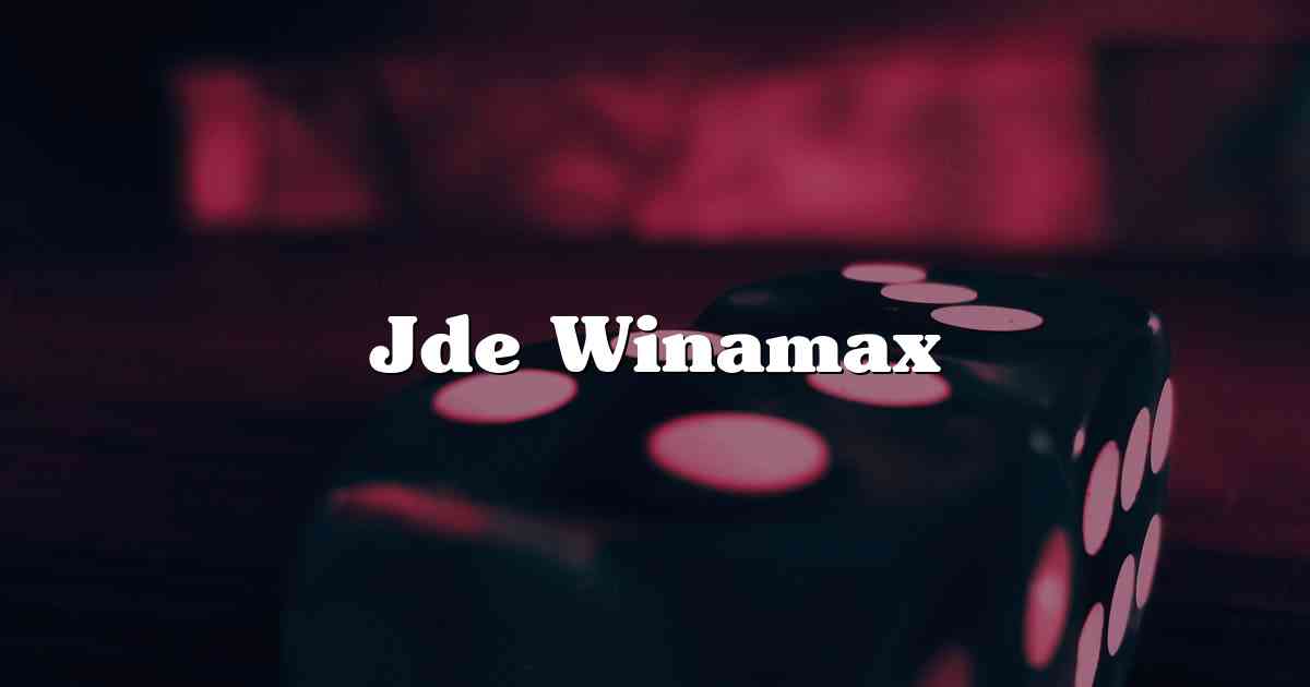 Jde Winamax